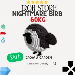 Nightmare Birb 60kg+ Grow A Garden