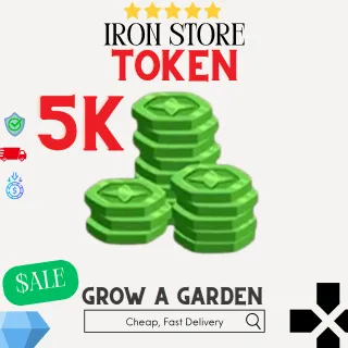 5000 Token GROW A GARDEN