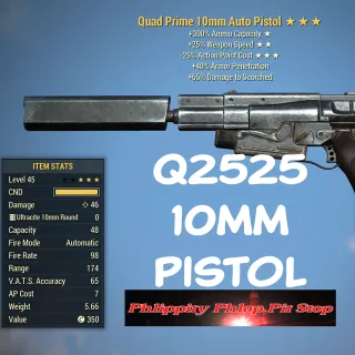 q2525 10mm pistol