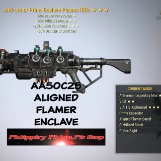 aa5025 enclave aligned flamer rifle