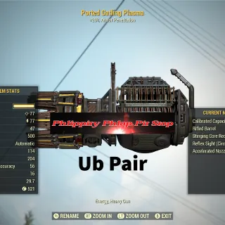 Fully Modded Gatling Plasma Pair W/ Your Choice Of Mods (4) 1-4* mods 