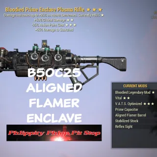 b5025 aligned flamer enclave rifle