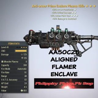 aa5025 enclave aligned flamer rifle