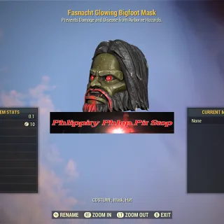 Glowing Bigfoot Mask