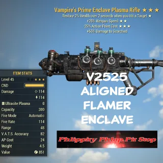 v2525 enclave aligned flamer rifle 
