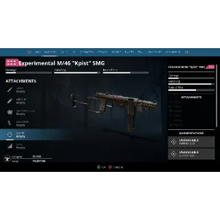 Experimental M/46 “Kpist” Smg 