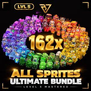 All 162 Sprites | Mastered (Level 5)