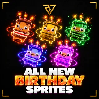 All New Birthday Sprites (LVL 5)