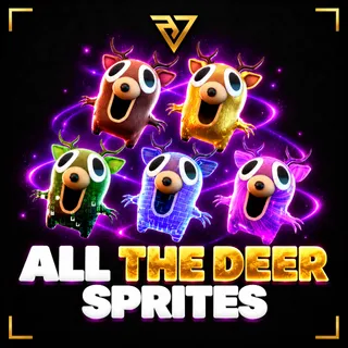All The Deer Sprites (LVL 5)