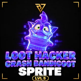 Loot Hacker Crash Bandicoot Sprite (LVL 5)