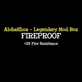 ⭐⭐ Fireproof