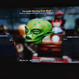 Fasnacht Glowing Alien