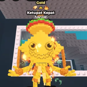 428m gold ketupat