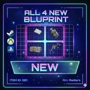 Arc Raiders New Blueprints Bundle / White Flag, MK.3 Smoke, Crash Mat, Powered Descender