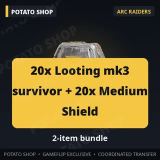 ARC Raiders | 20x Looting mk3 survivor + 20x Medium Shield
