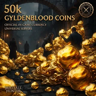 Mistfall Hunter - 50K Gyldenblod (Any Server)