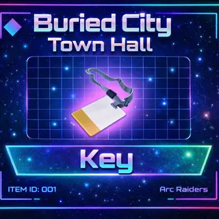 Buried City Town Hall Key x5 - Arc Raiders