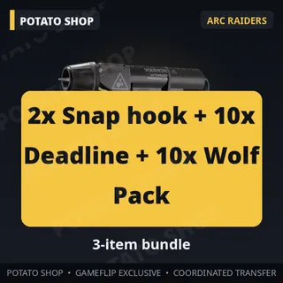 ARC Raiders | 2x Snap hook + 10x Deadline + 10x Wolf Pack