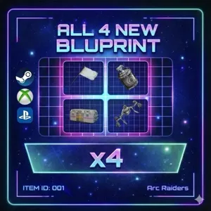 Arc Raiders New Blueprints Bundle / White Flag, MK.3 Smoke, Crash Mat, Powered Descender