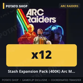 ARC Raiders | 12x Stash Expansion Pack (400K) Arc Materials