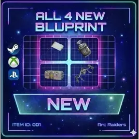 Arc Raiders New Blueprints Bundle / White Flag, MK.3 Smoke, Crash Mat, Powered Descender