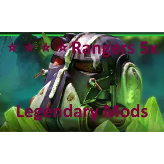 ⭐⭐⭐⭐Ranger's X5 Legendary Mods