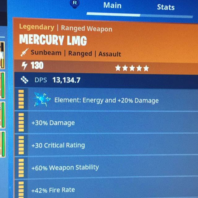 bundle 130 mercury lmg - fortnite mercury lmg good