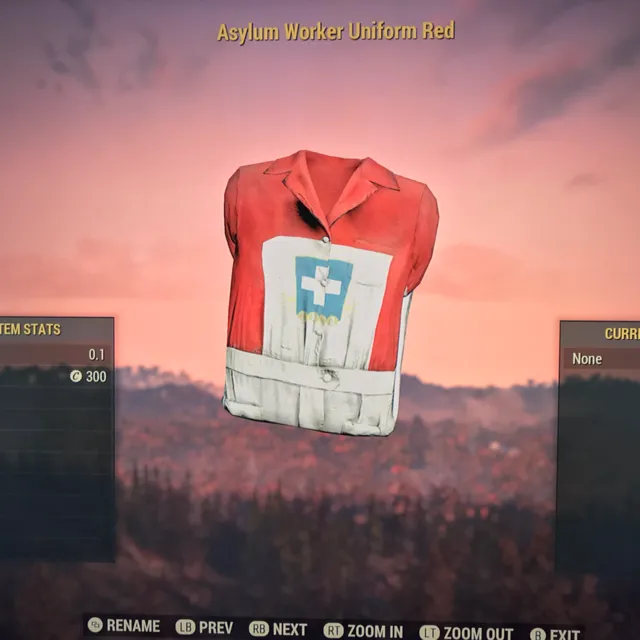 fallout 76 red asylum dress How to Get A in 2024 Apparel | Red Asylum Worker