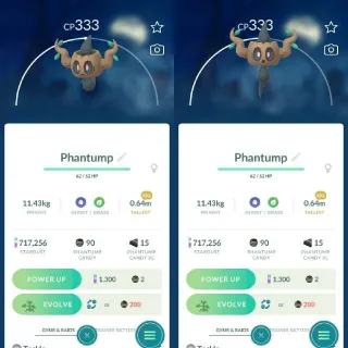 Phantump XXL Pokemon Go