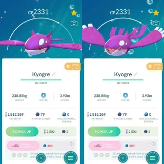Shiny Kyogre Guarantee Lucky Pokemon Go