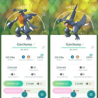Shiny✨ Garchomp XXL Level 45 - Pokemon TRADE Go