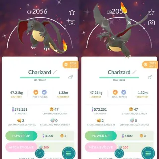 Lucky Pokémon Go Shiny Charizard Year 2019 - Guarantee Lucky - Trade 20K Or 1M Stardust