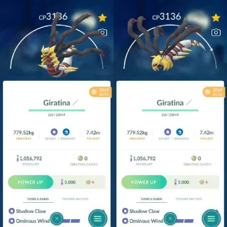 Giratina Guarantee Lucky Trade Pokemon Go