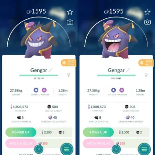 Nonshiny Gengar Halloween Costume Guaranteed Lucky Pokemon Go