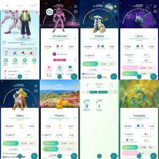 Pokémon Go Account Level 47 - ✨48 Shiny 42 Legendary - 1M Stardust