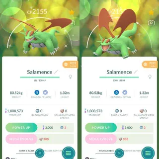 Shiny Salamence Guarantee Lucky Pokemon Go