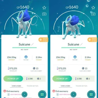Lucky Pokémon Go Shiny Suicune Year 2019 - Guarantee Lucky - Trade 20K Or 1M Stardust