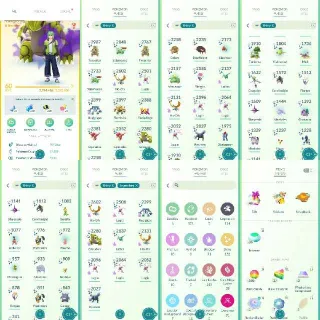 Pokémon Go Account Level 60 - ✨152 Shiny 114 Legendary 3.5M Stardust