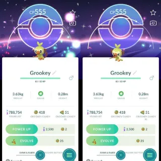 Pokémon Go - Shiny Grookey - Special Background