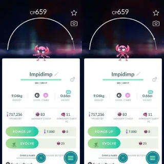 Impidimp XXL Pokemon Go