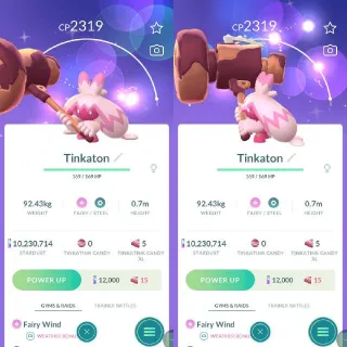 Shiny Tinkaton Pokemon Go