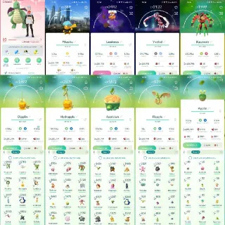 Pokemon go Account - Level 65 - ✨210 Shiny 30 Legendary 6.2 M Stardust