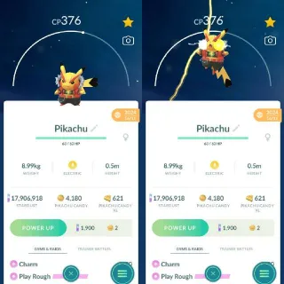 Nonshiny Rock Star Pikachu - Pokemon Go