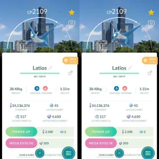 Nonshiny Latios with Surabaya-Indonesia Background - Pokemon Go