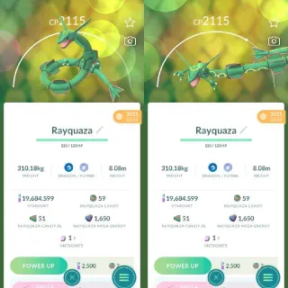 Rayquaza Guarantee Lucky Trade Pokemon Go
