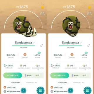 XXL Sandaconda (Silicobra Evolution) - Pokemon Go