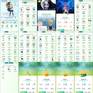 Pokemon go Account - Level 70 - ✨351 Shiny 97 Legendary 7.5 M Stardust