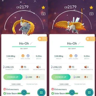 Shiny Ho-Oh Guarantee Lucky Pokemon Go
