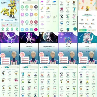 Pokémon Go Account - Level 72 - ✨508 Shiny 186 Legendary 14M Stardust