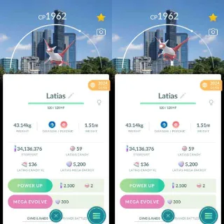 Nonshiny Latias with Surabaya-Indonesia Background - Pokemon Go